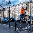 "Laternenputzer am Schottenring"