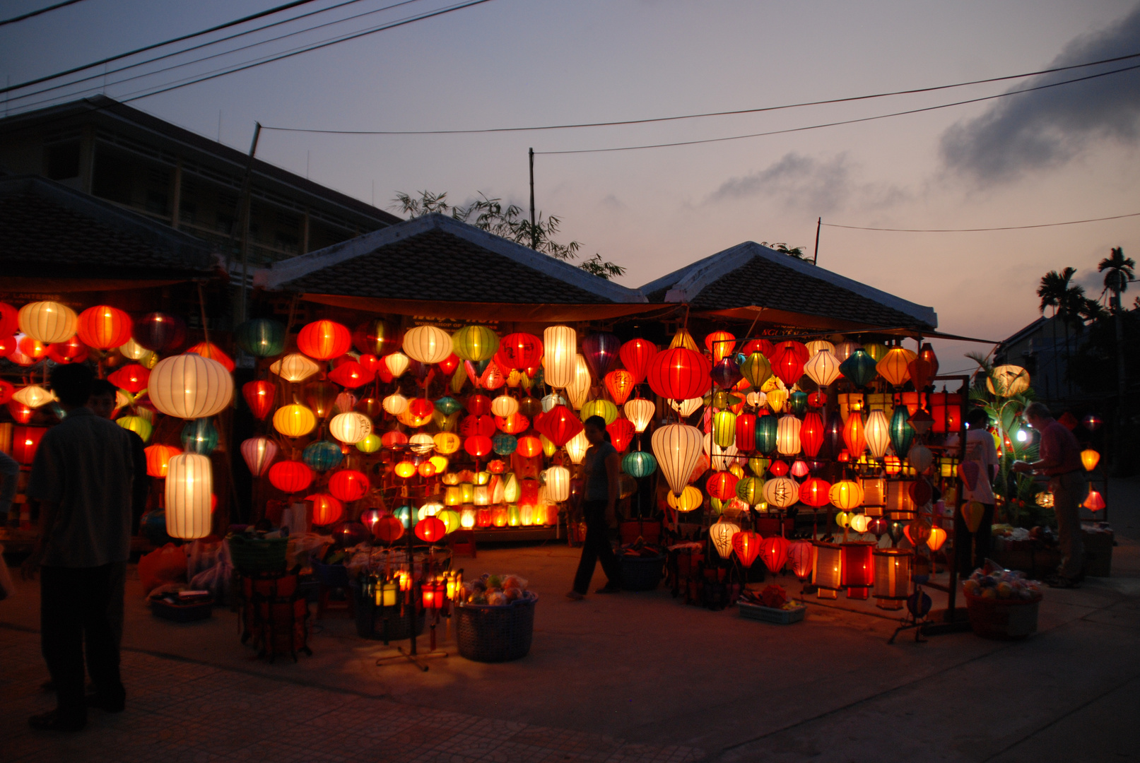 Laternenverkäufer in Hoi An