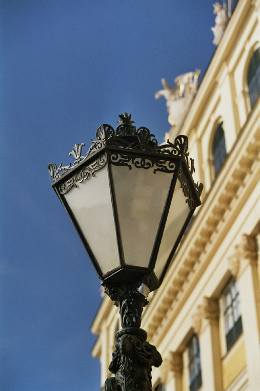 Laterne/Schloß Schönbrunn