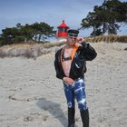 Latex-Fasion am Leuchtturm Gellen/Insel Hiddensee 