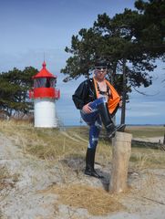 Latex-Fasion am Leuchtturm Gellen/Insel Hiddensee 