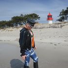 Latex-Fasion am Leuchtturm Gellen/Insel Hiddensee 