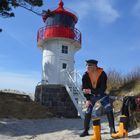 Latex-Fasion am Leuchtturm Gellen/Insel Hiddensee 