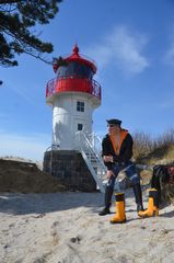 Latex-Fasion am Leuchtturm Gellen/Insel Hiddensee 