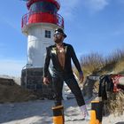 Latex-Fasion am Leuchtturm Gellen/Insel Hiddensee 