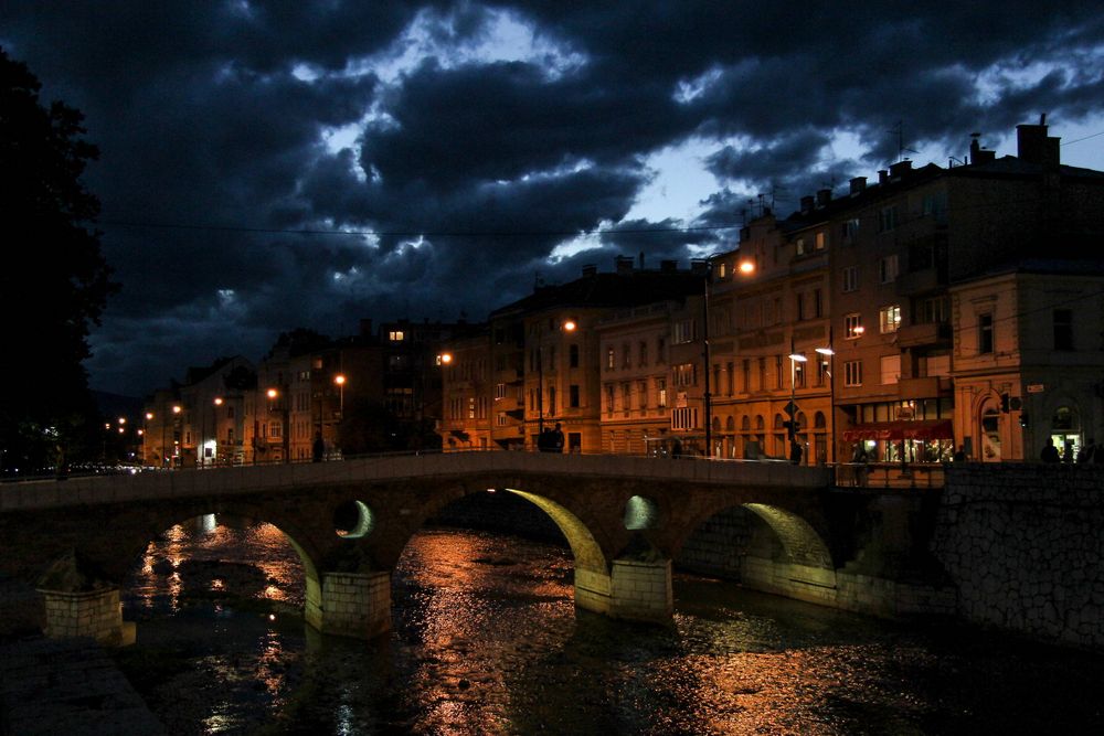 Latin Bridge and dramatic sky...