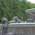 Latona-brunnen im Schlosspark von Herrenchiemsee