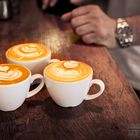 Latte Art im Bazzar Caffe