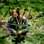 Latvian bagpipes in Estonian woods