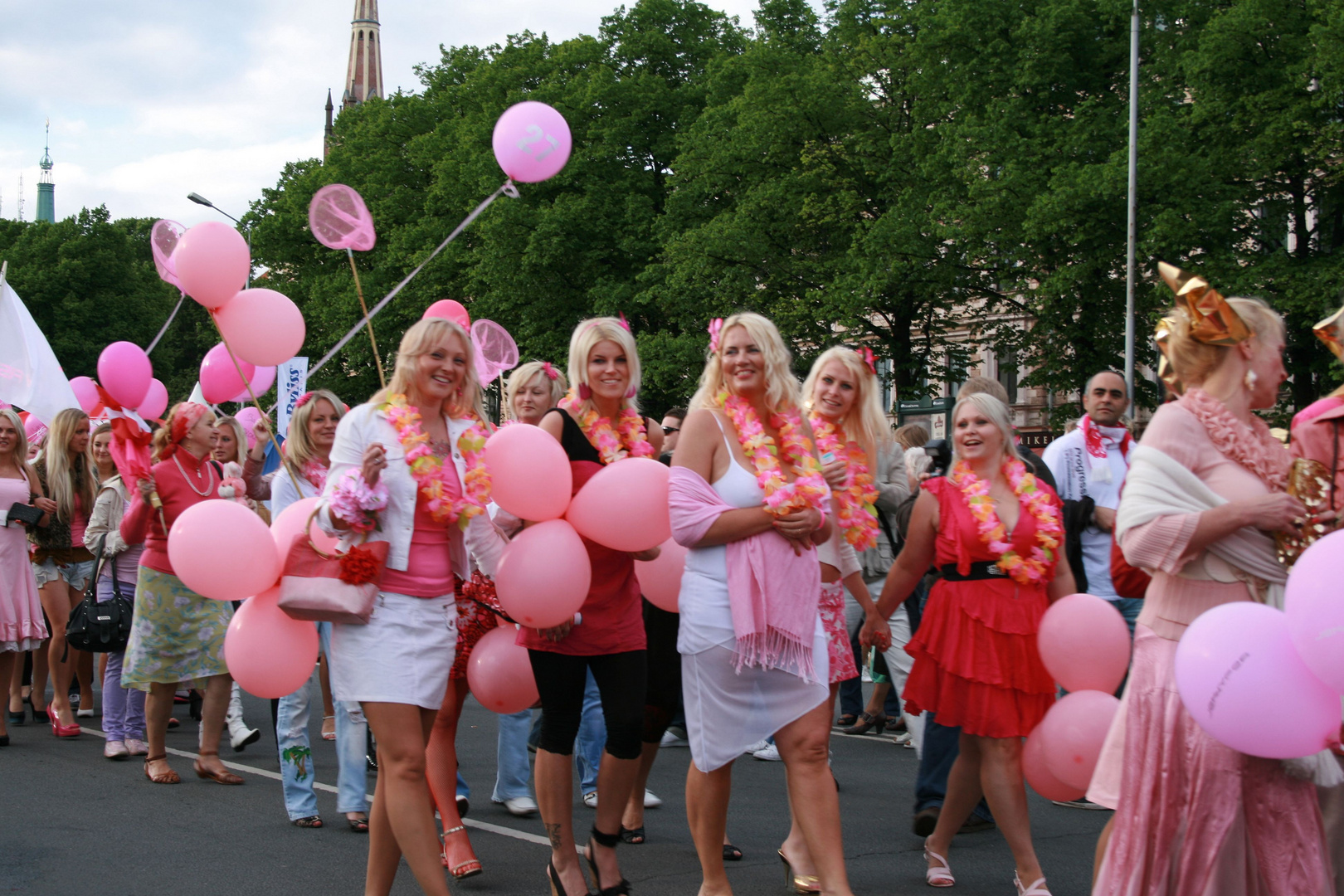 Latvian 'Blondes Parade'