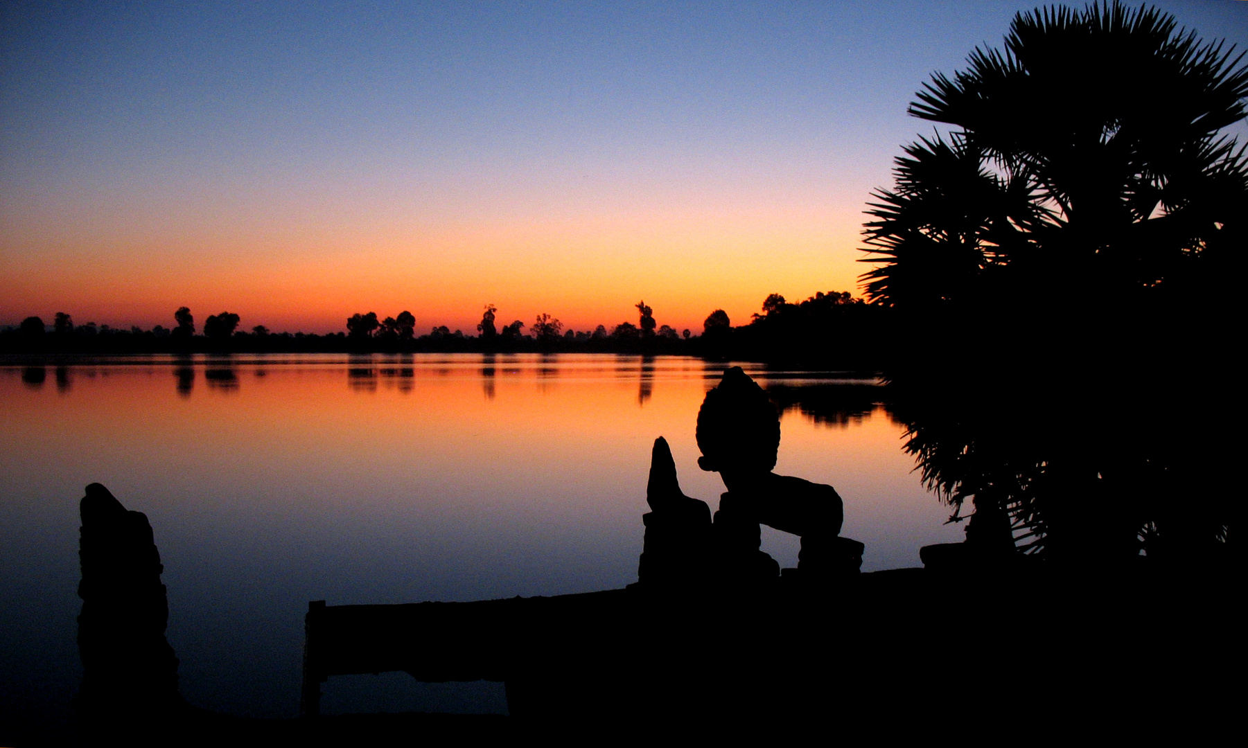 L’aube à Angkor