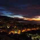 L’aube point sur la baie de Menton