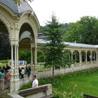 "Laubengänge" zu den Heilwasserbrunnen in Karlsbad/Böhmen