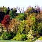 Laubfärbung unter der Kapelle