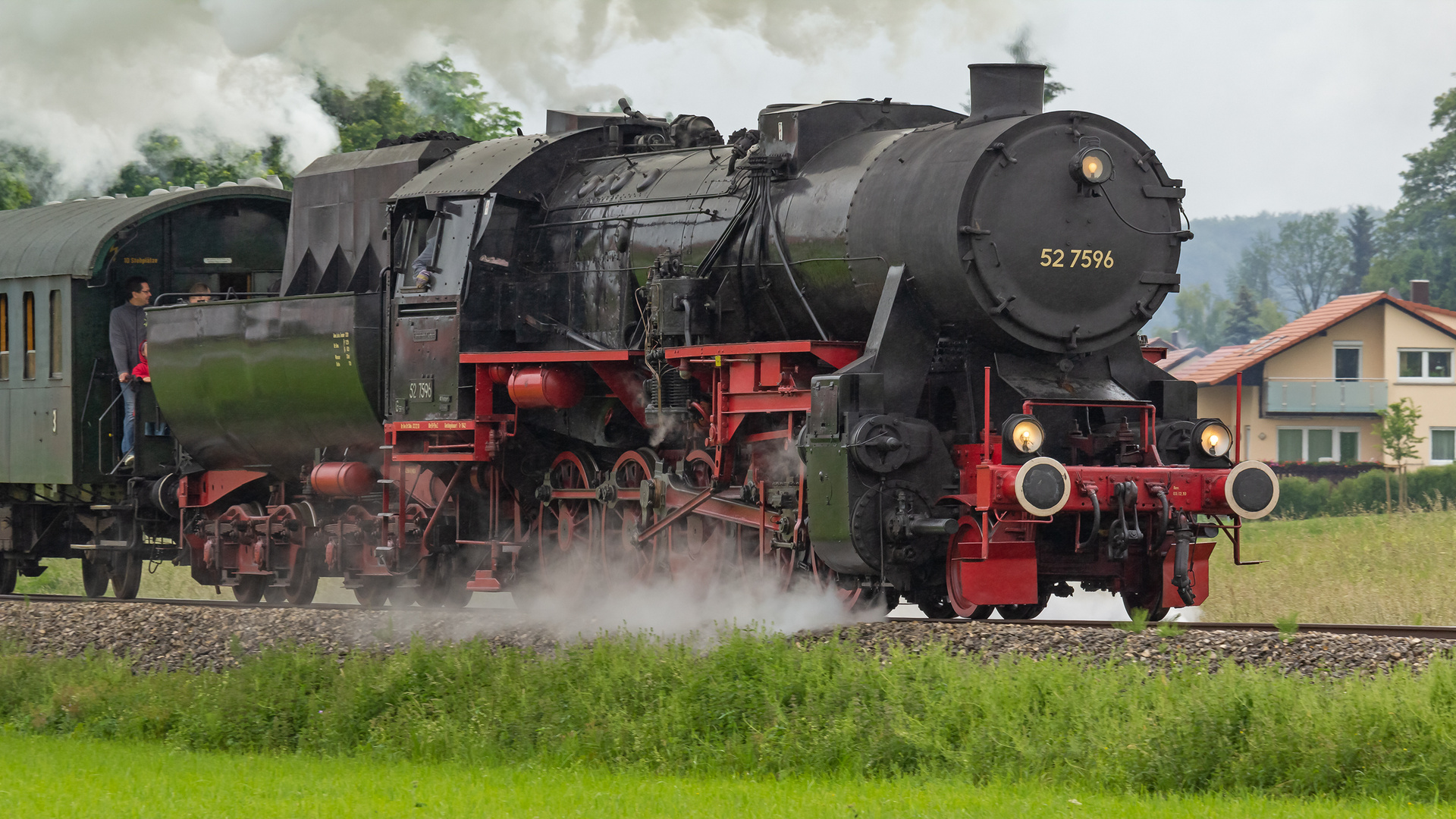 Lauchert Dampf - Ausfahrt Kleinengstingen