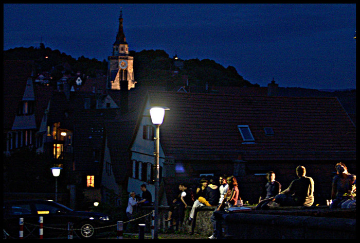 Laue Sommernacht von Kuno Kirschfeld