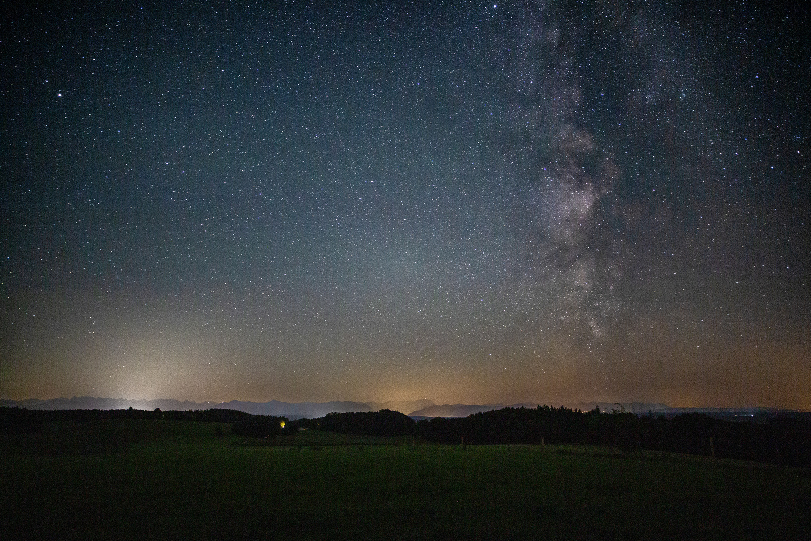 Laue Sommernacht und klarer Himmel...