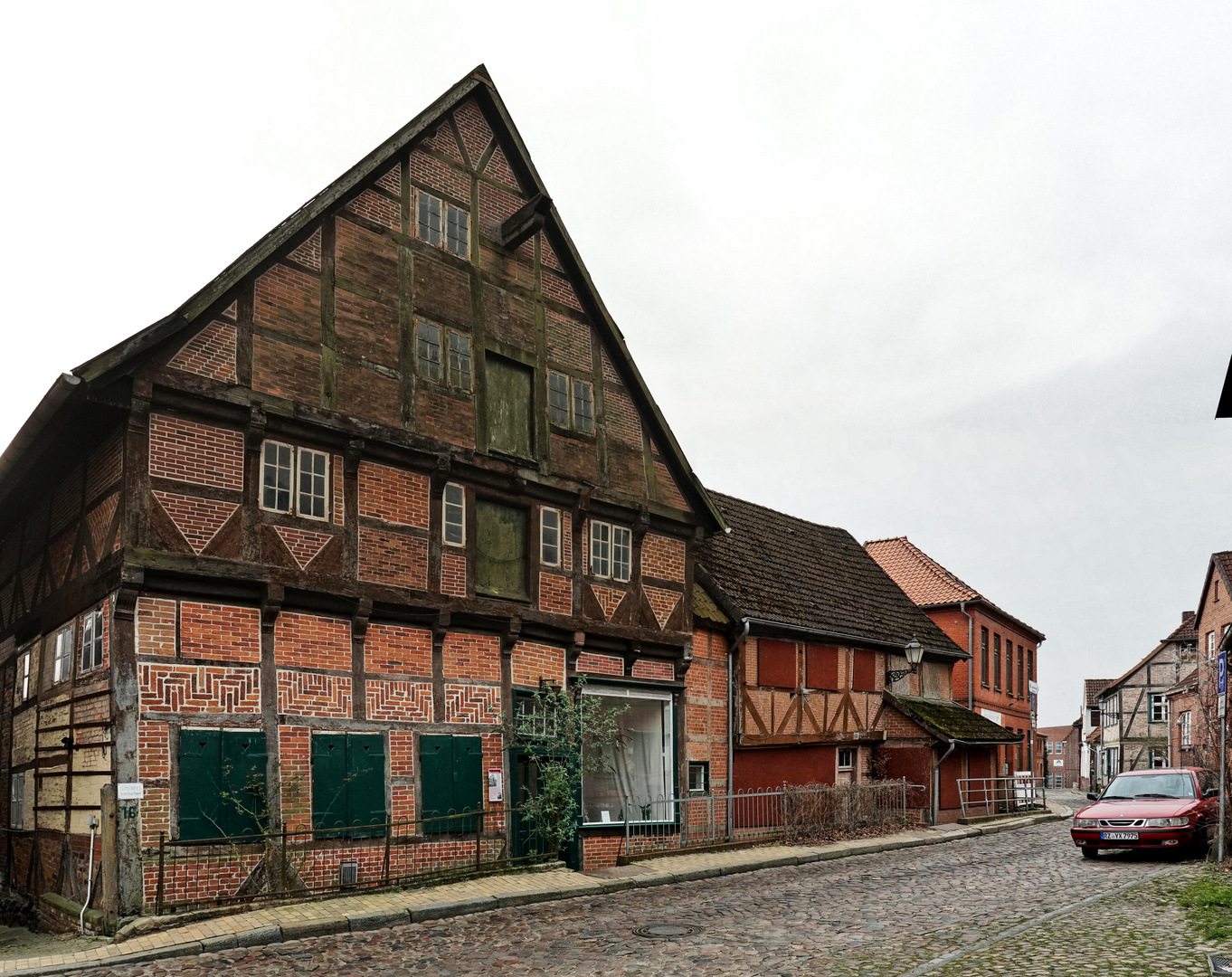 Lauenburg Altstadt im Winterschlaf