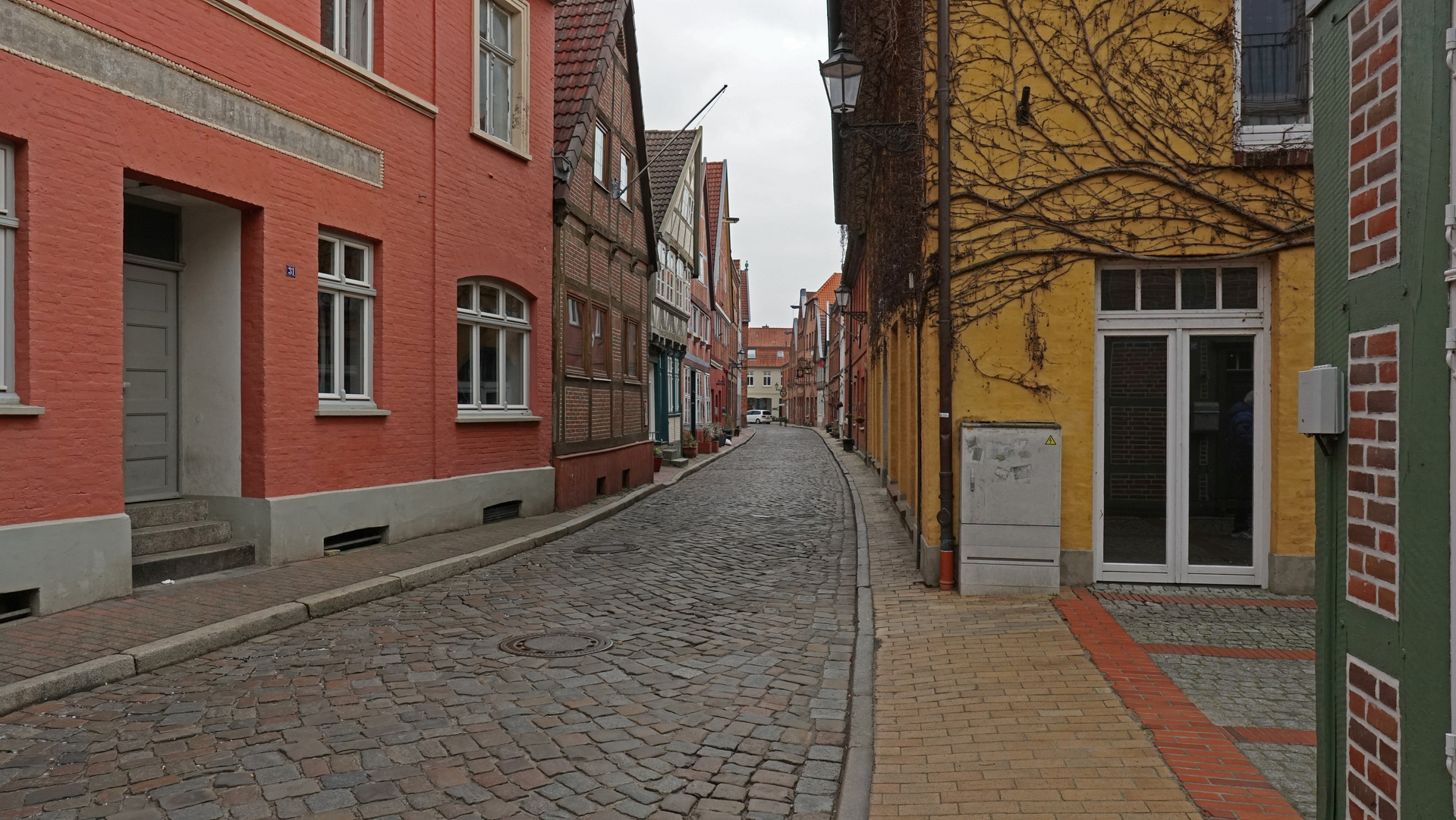 Lauenburg Altstadt im Winterschlaf