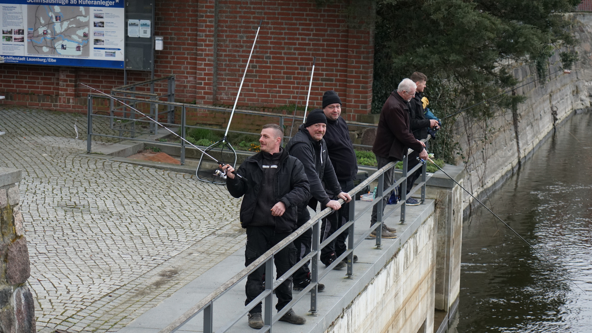 Lauenburg Altstadt im Winterschlaf