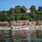 Lauenburg bei Postkartenwetter