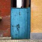 Lauenburg  - Die blaue Holztür