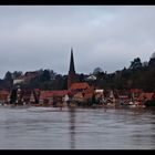 Lauenburg , Hochwasser 2011