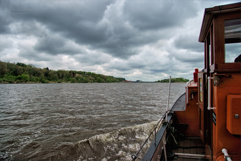 Lauenburg in Sicht