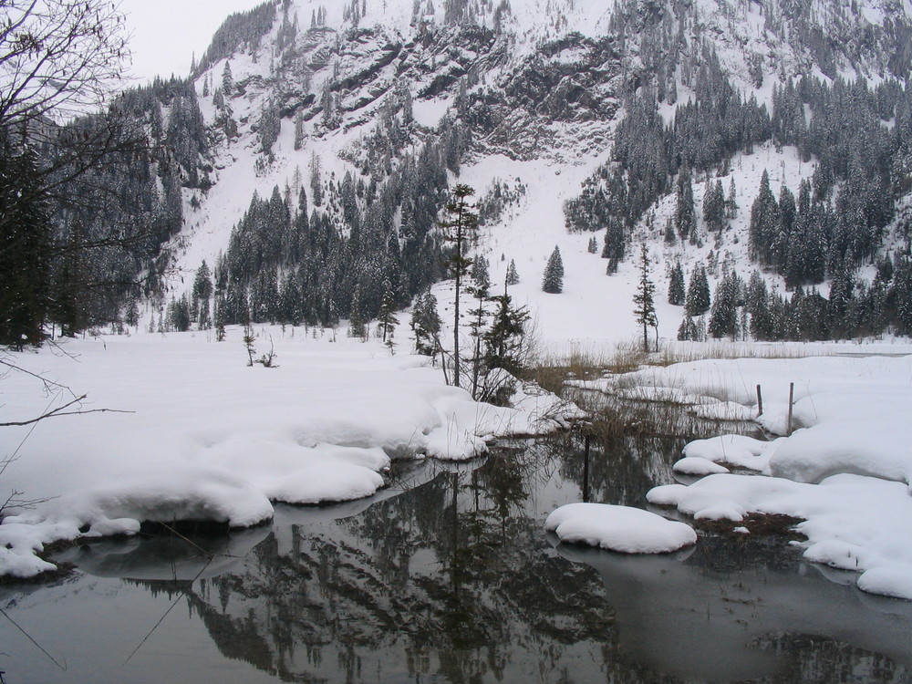 Lauenensee Foto & Bild jahreszeiten, winter, natur Bilder auf