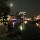 Lauer Frühlingsabend am Donaukanal