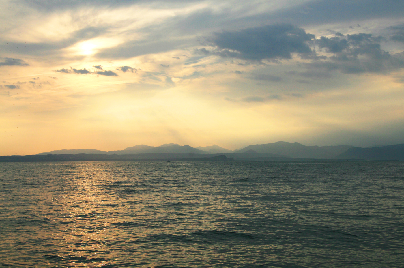 Lauer Sommerabend am Gardasee