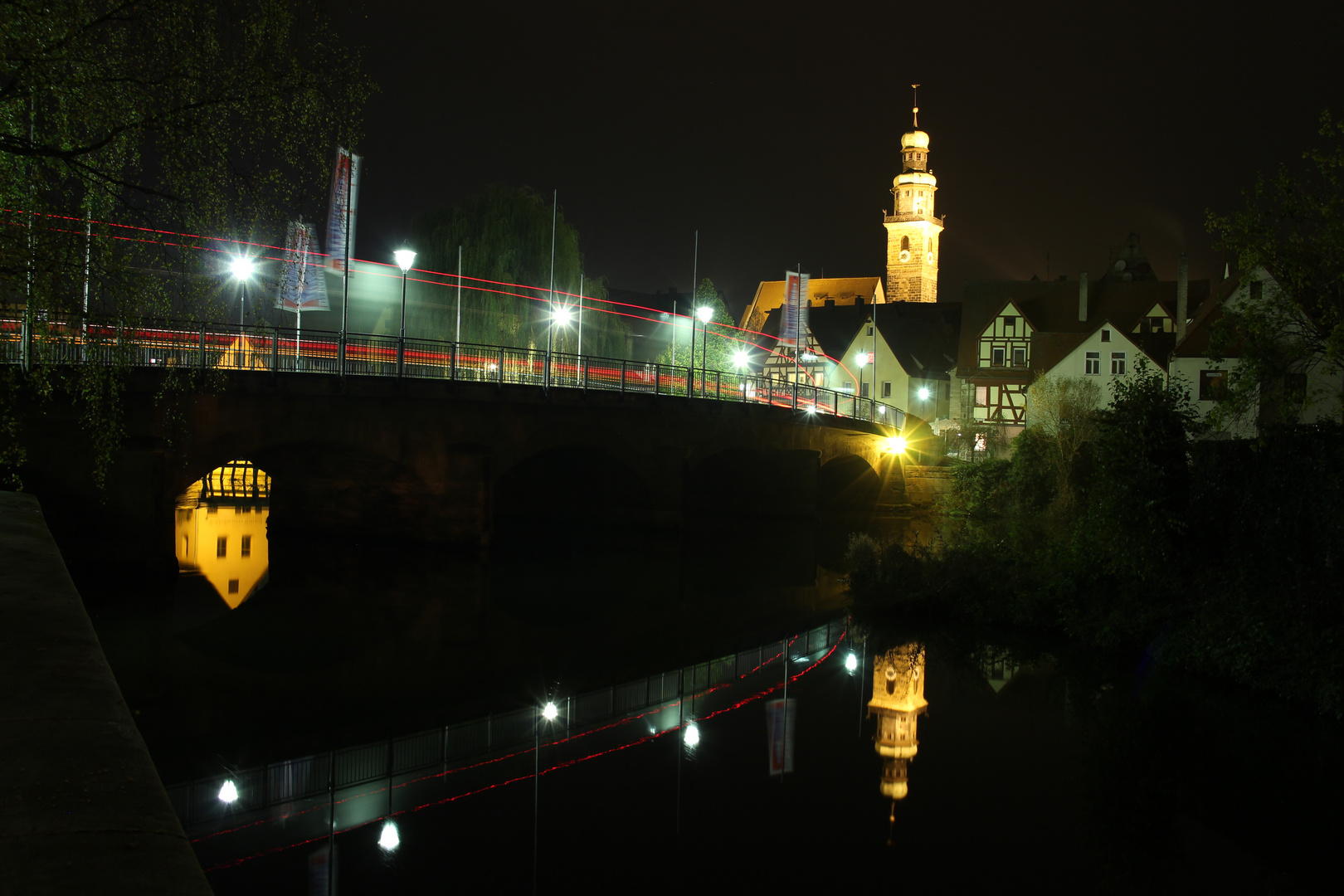 Lauf ad peg bei nacht