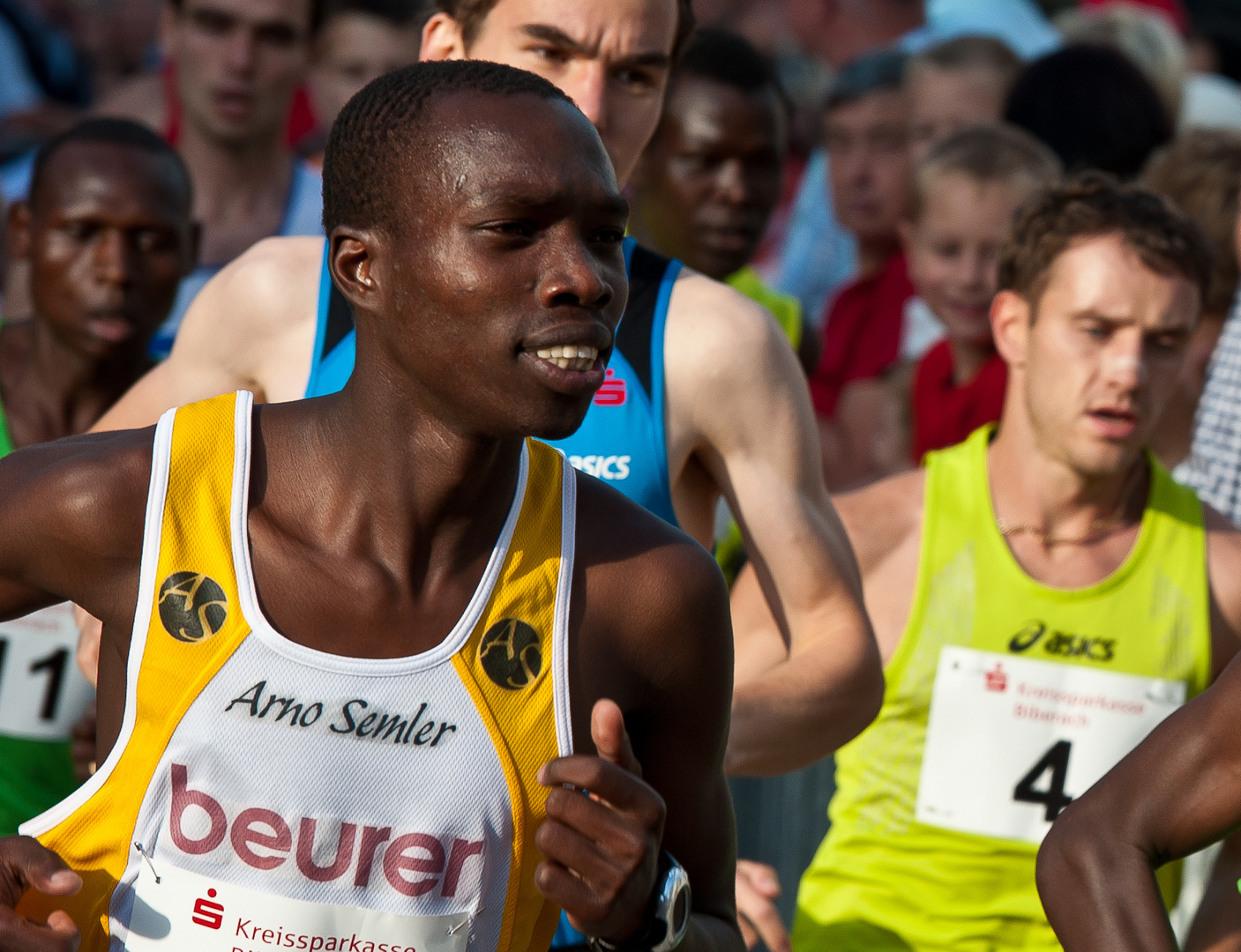 Lauf der Asse beim Stadtlauf Biberach