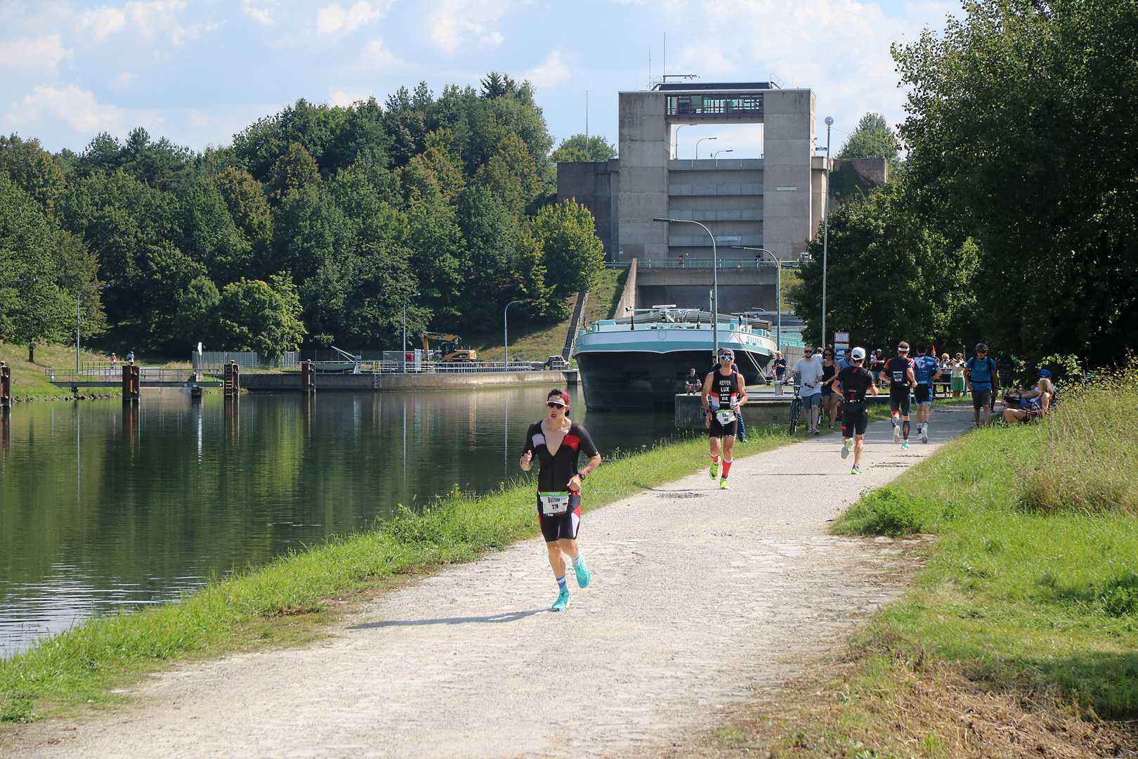 Lauf Triathlon an der Schleuse Heimpfarrich