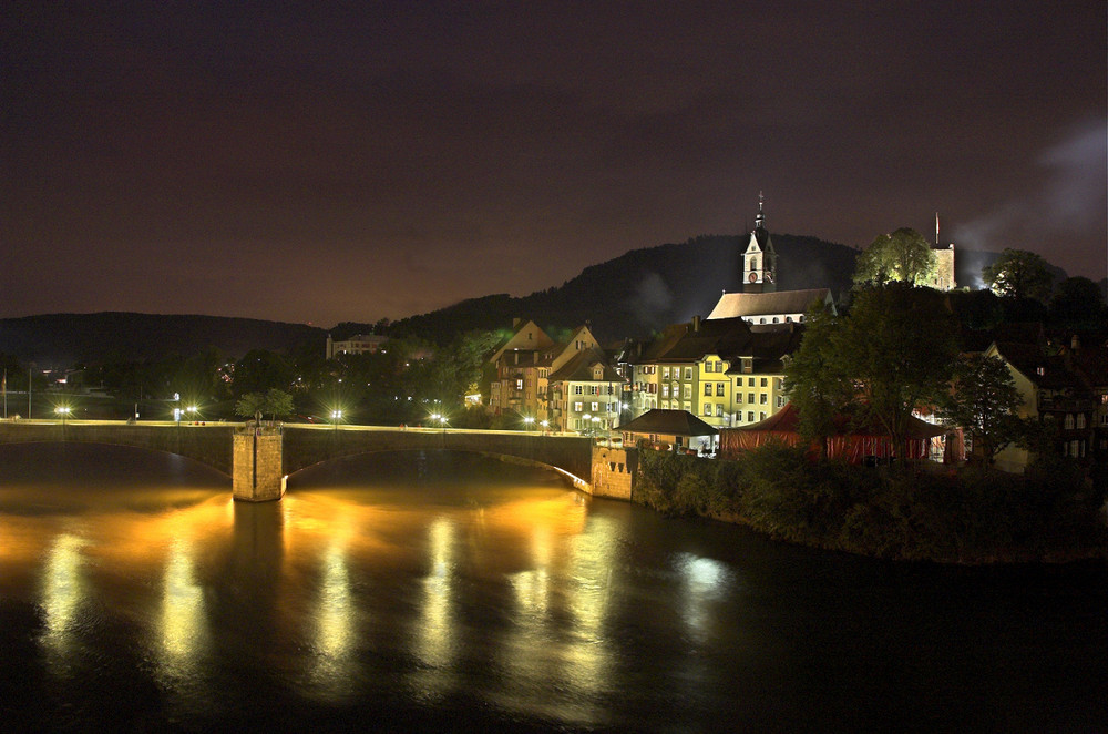 Laufenburg bei Nacht