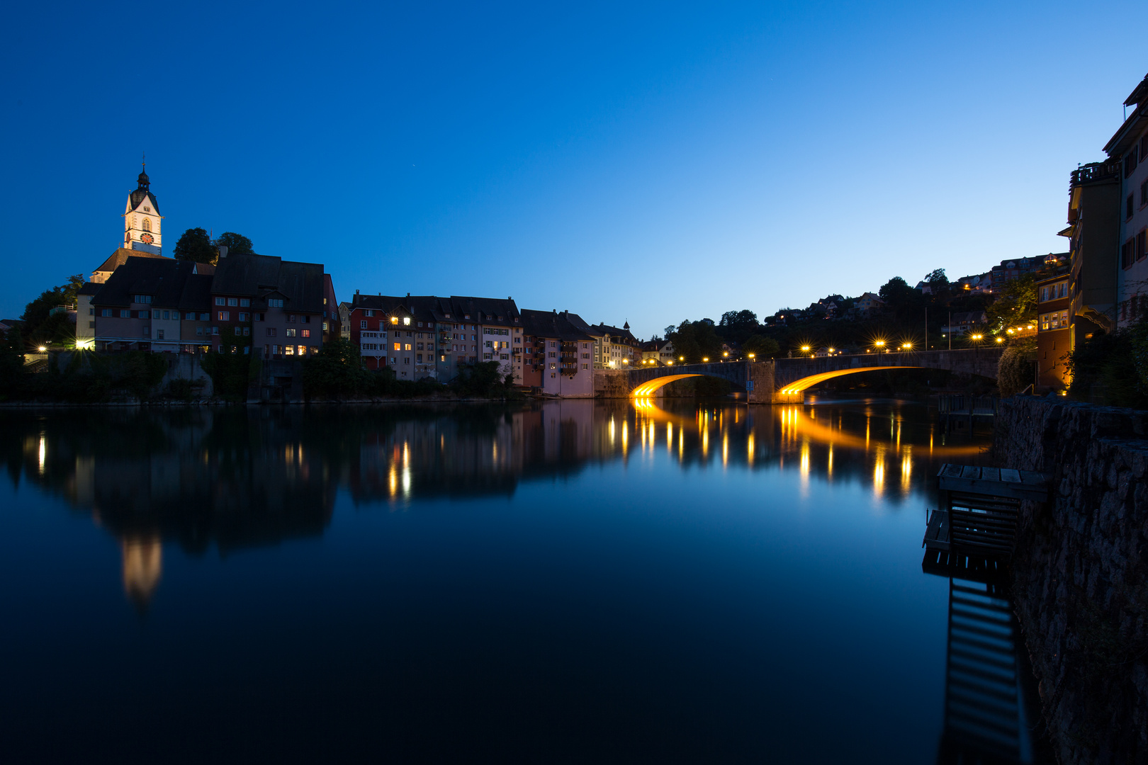 Laufenburg bei Nacht