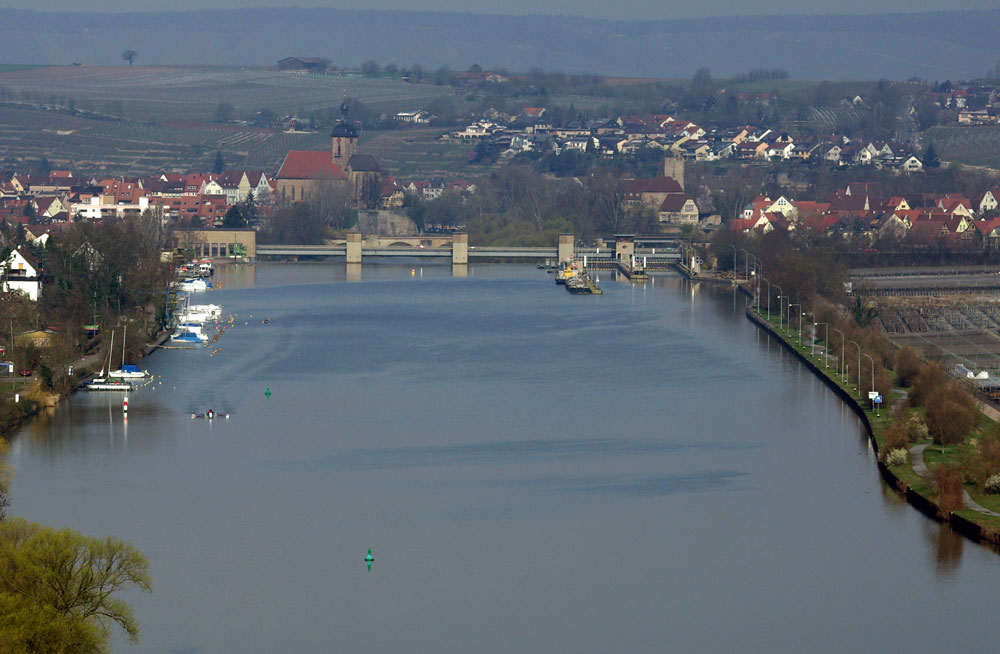 Lauffen am Neckar in der Morgensonne