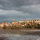 Lauffen_Stadtmauer über dem Neckar