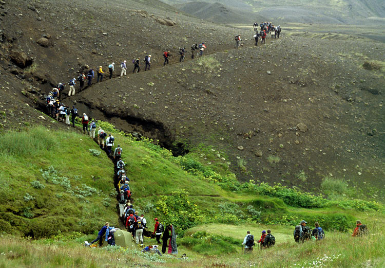 Laugavegur - Appell an Wanderer