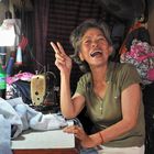 Laughing Tailor in Kandal Market