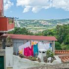 Laundry with valley view