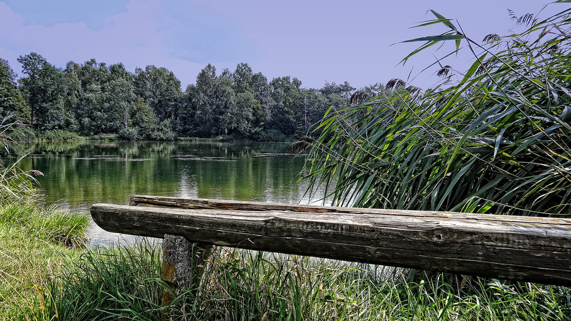 laupheim - alte ruhebank am nodensee