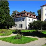 laupheim - schloss großlaupheim mit rosengarten