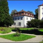 laupheim - schloss großlaupheim mit rosengarten