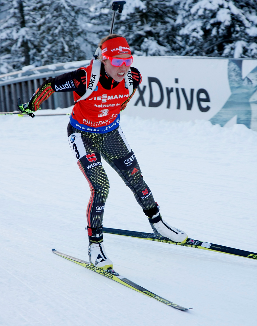Laura Dahlmeier - Biathlon Verfolgung - Ruhpolding 2017