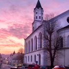 Laurentiuskirche im Abendrot