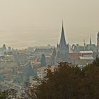 Lausanne dans la brume automnale