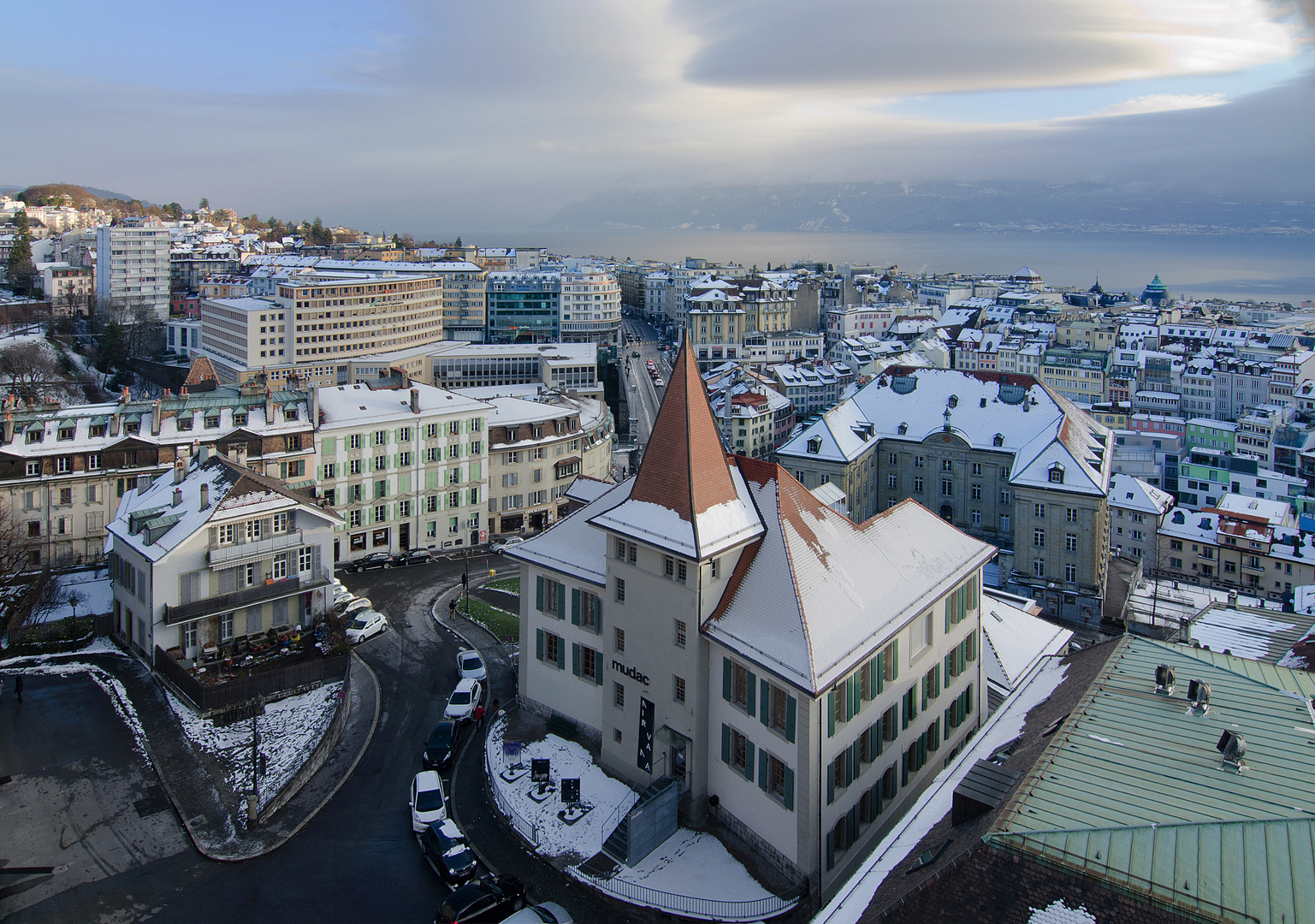 Lausanne en hiver