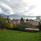 Lausanne mit Blick auf den Genfer See