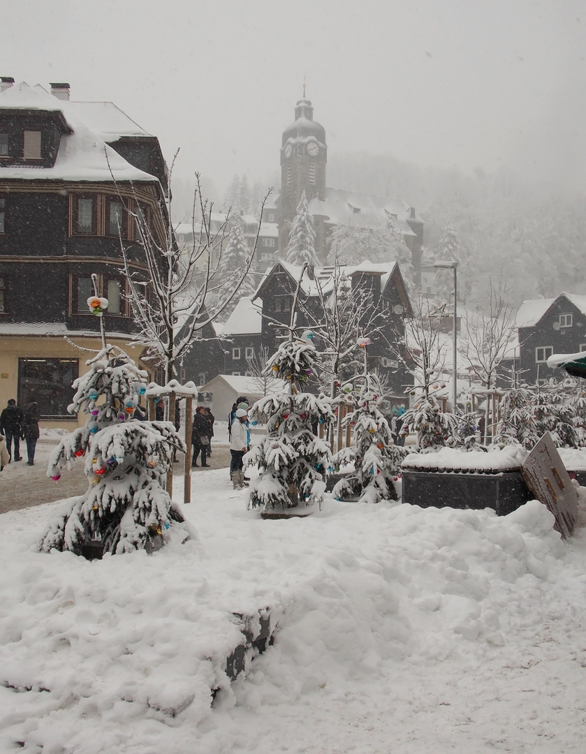 Lauscha im Schnee